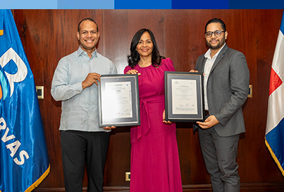 ​AENOR República Dominicana extiende sus felicitaciones al Banco de Reservas de la República Dominicana