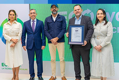 AENOR ha hecho entrega a Holcim El Salvador del certificado "Contenido de material reciclado en Concreto"