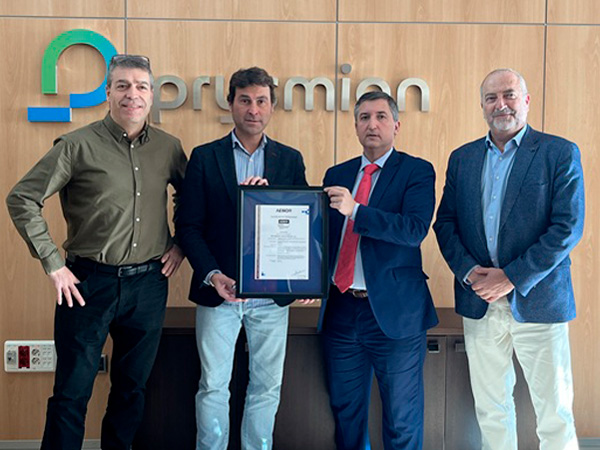 AENOR y Prysmian