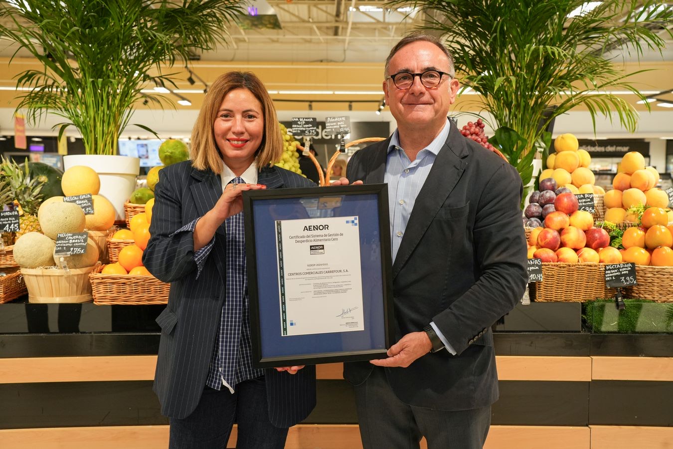 Carrefour amplía su compromiso certificando sus plataformas logísticas