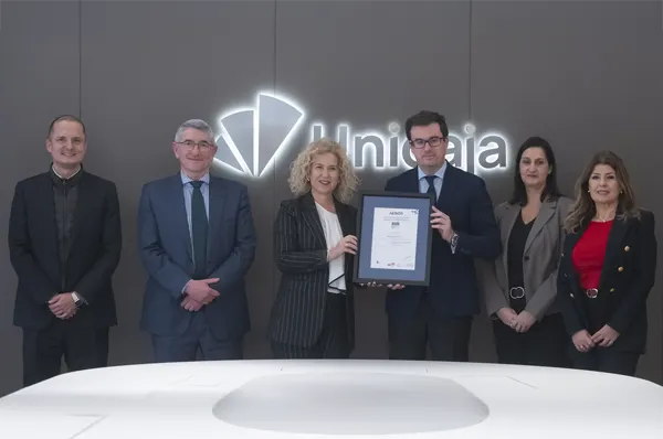 Unicaja ha renovado la certificación ISO 45001 en Seguridad y Salud en el Trabajo de AENOR