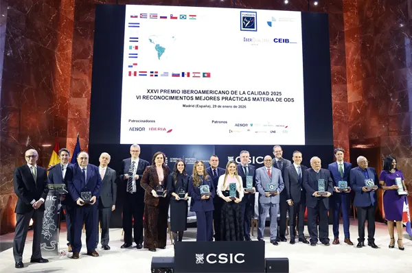 La XXVI edición del Premio Iberoamericano de la Calidad, celebrada en Madrid
