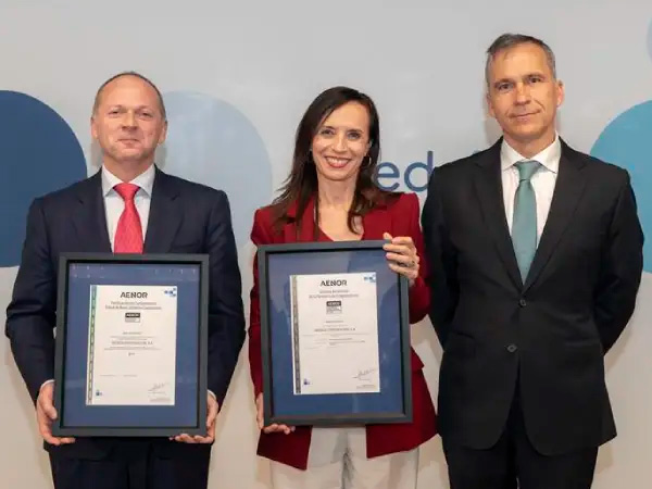 AENOR ha otorgado a Redeia