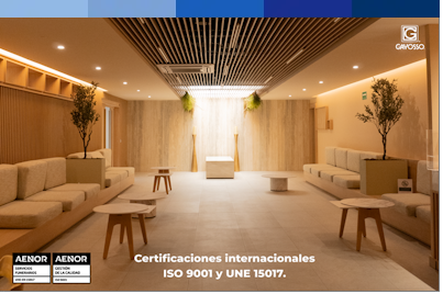 Gayosso da un gran paso en su compromiso con la calidad al obtener la certificación ISO 9001:2015 de la mano de AENOR